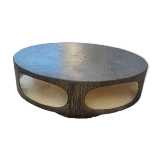 Table basse UFO en résine vers 1970