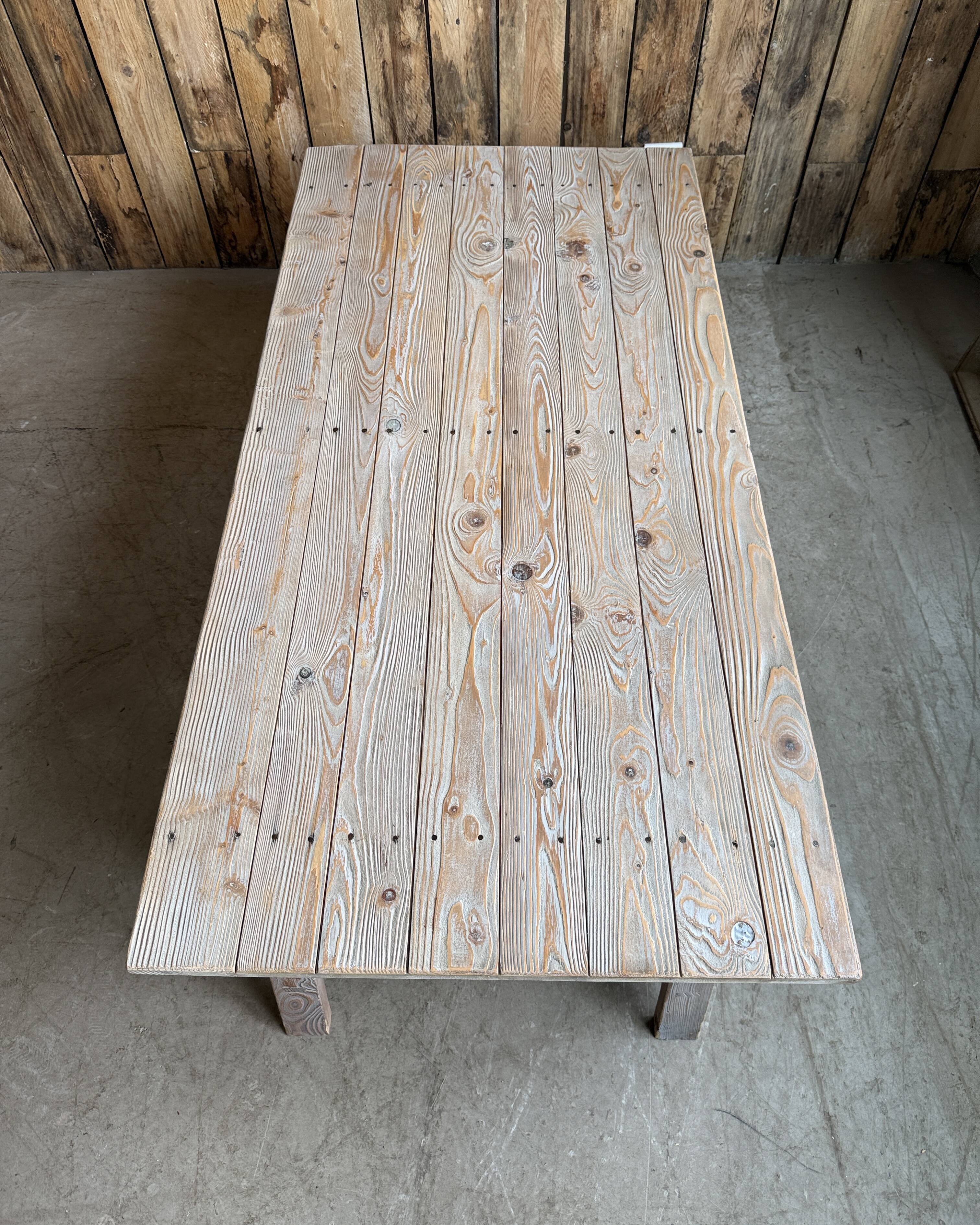 Trestle coffee table