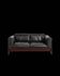 Bastiano two-seater sofa in leather by Tobia Scarpa, Italy, 1960s.