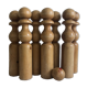 Wooden bowling game