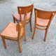 Ensemble de 3 chaises Thonet