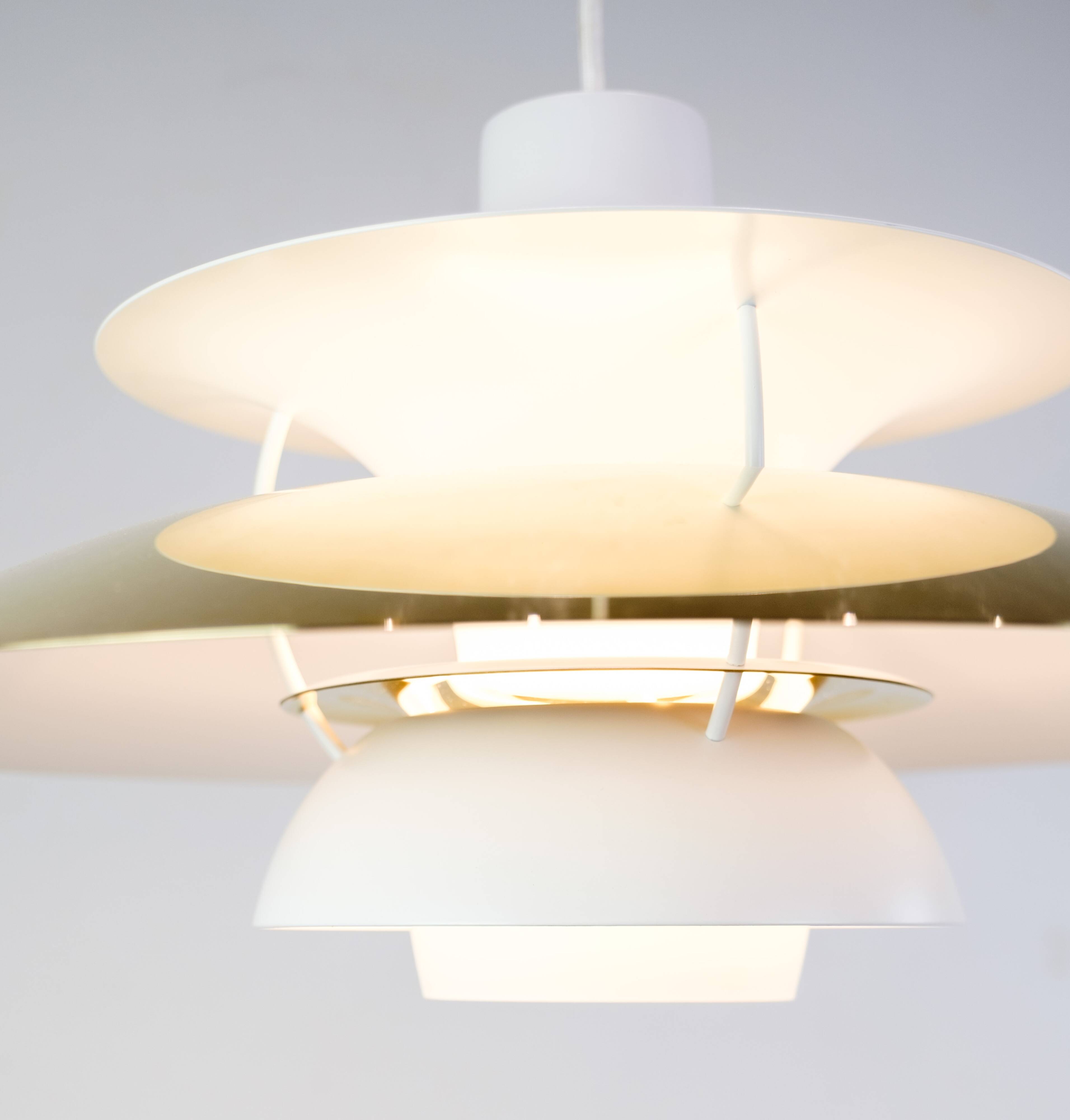 Brass pendant - Model PH5 - Poul Henningsen - Louis Poulsen - 1958