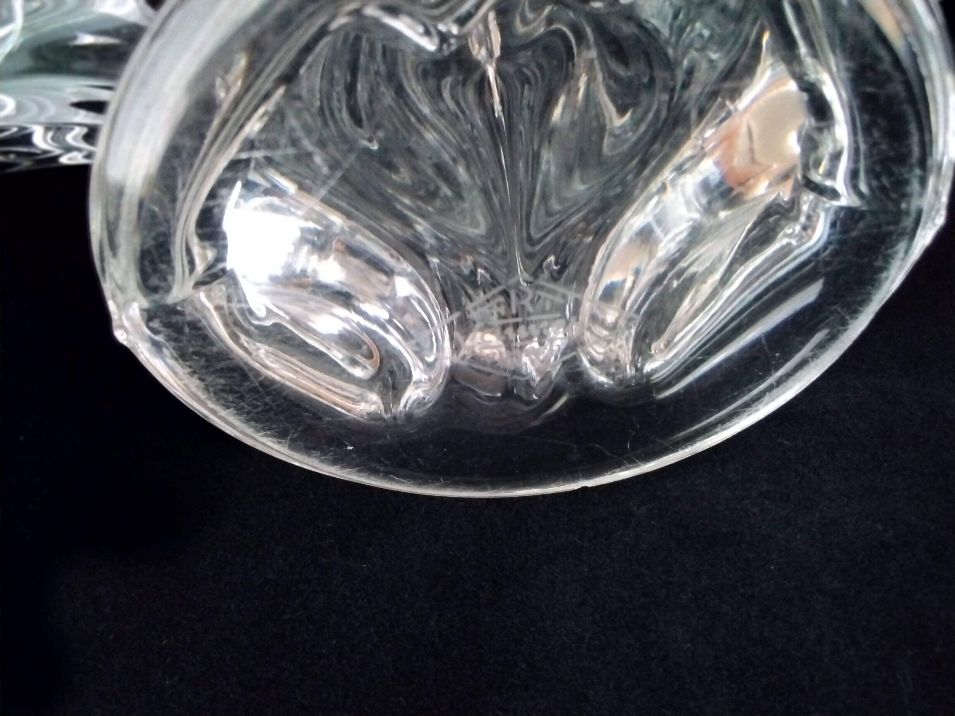 2-branch candle holder in Vannes crystal
