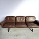 De Sede DS31 sofa in brown leather, 1970s