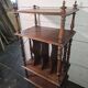 Antique walnut music cabinet