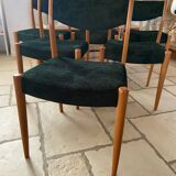 6 chaises années 70