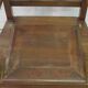 Old wooden armchair