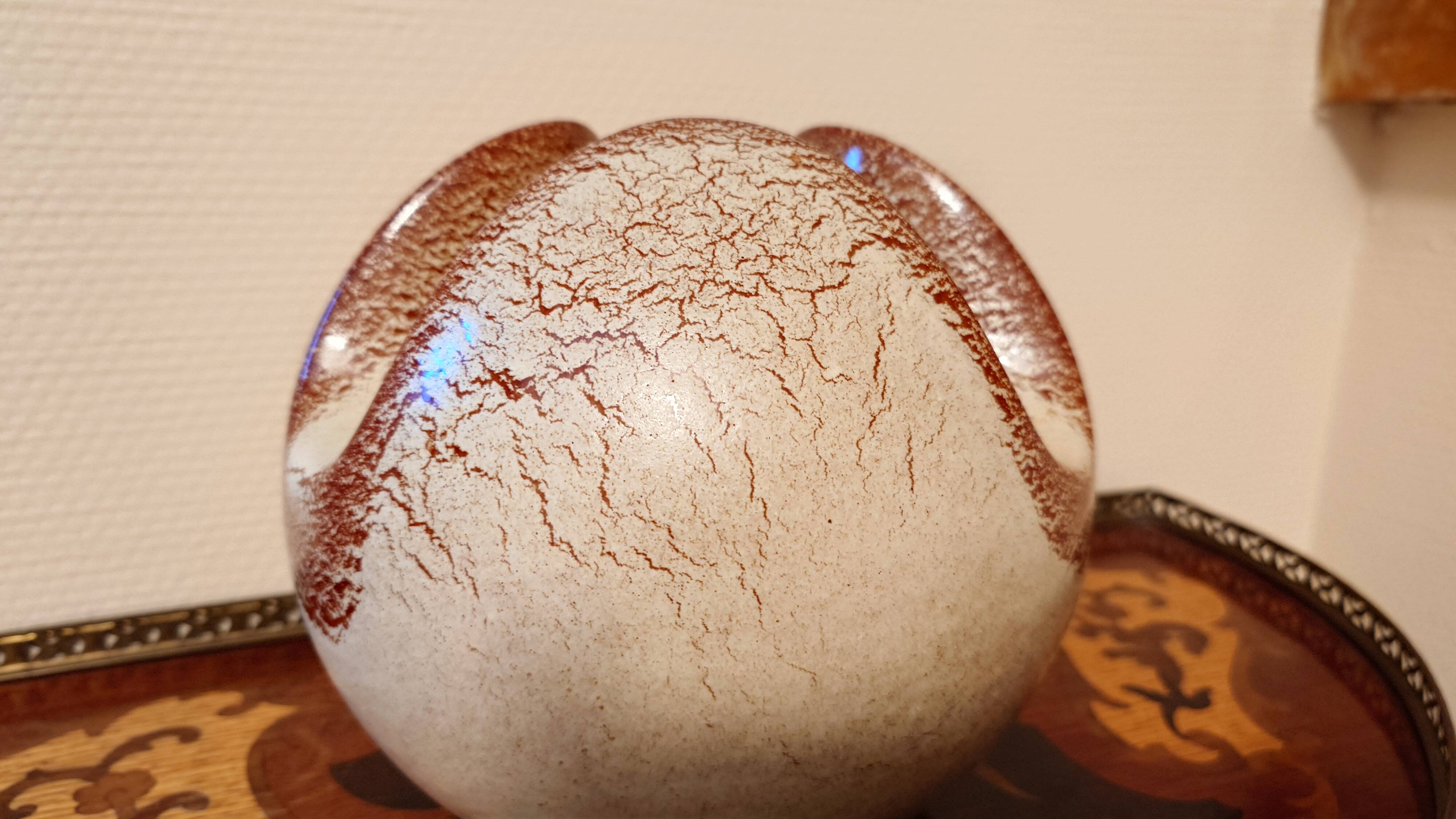 Bertoncello Ceramics Vase – Italian sculptural design – 1970s