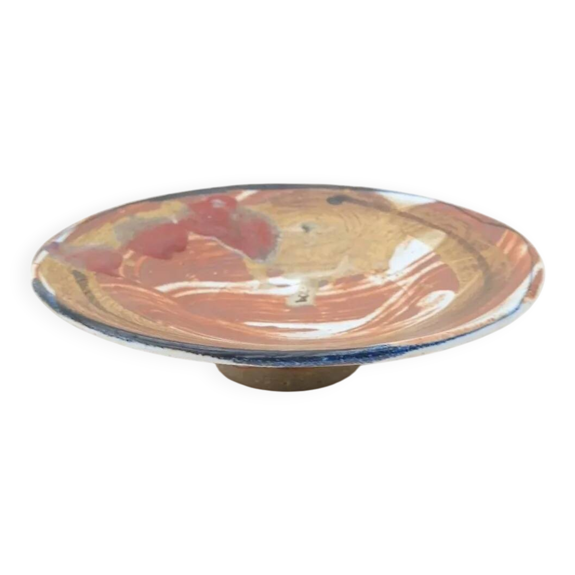 Ceramic dish by Pierre Dutertre, 2002