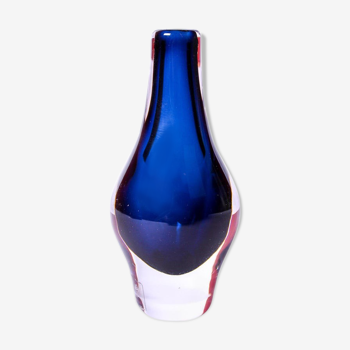 Vase miniature en verre par Mona Morales-Schildt pour Kosta 1950s