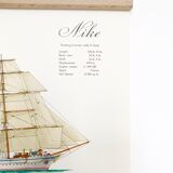 Displays representing the ship Nike