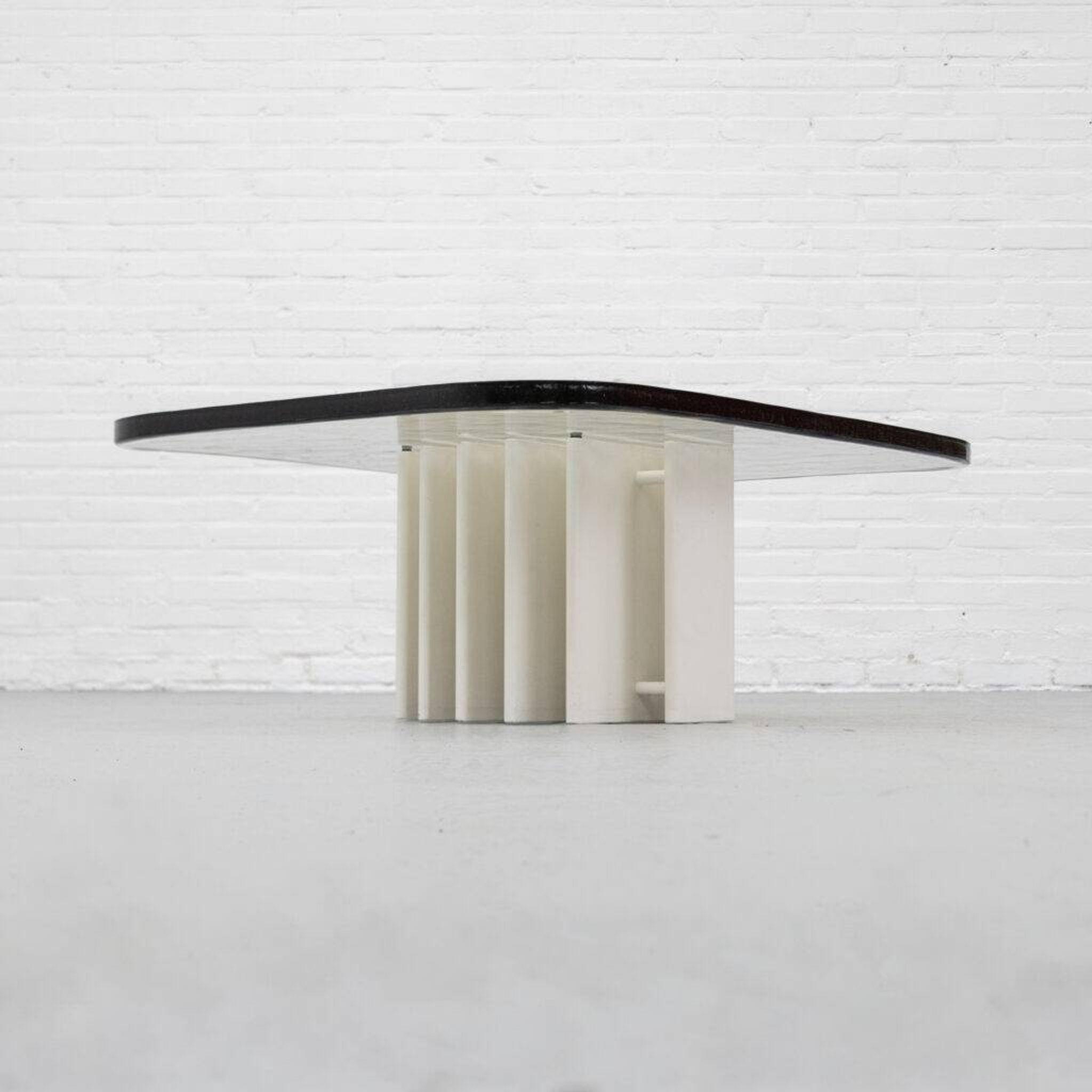 Heinz Lilienthal glass coffee table 1970s