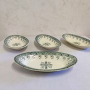 Old raviers, small dishes oval armer