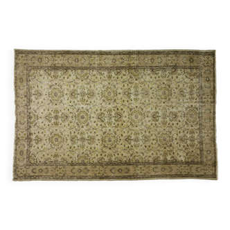 Tapis Vintage Turc – Tons Café & Beige – Motifs Traditionnels  260 × 163 cm