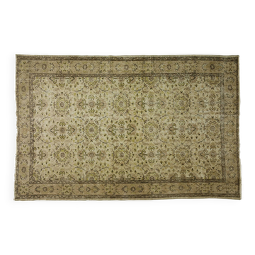 Tapis Vintage Turc – Tons Café & Beige – Motifs Traditionnels 260 × 163 cm