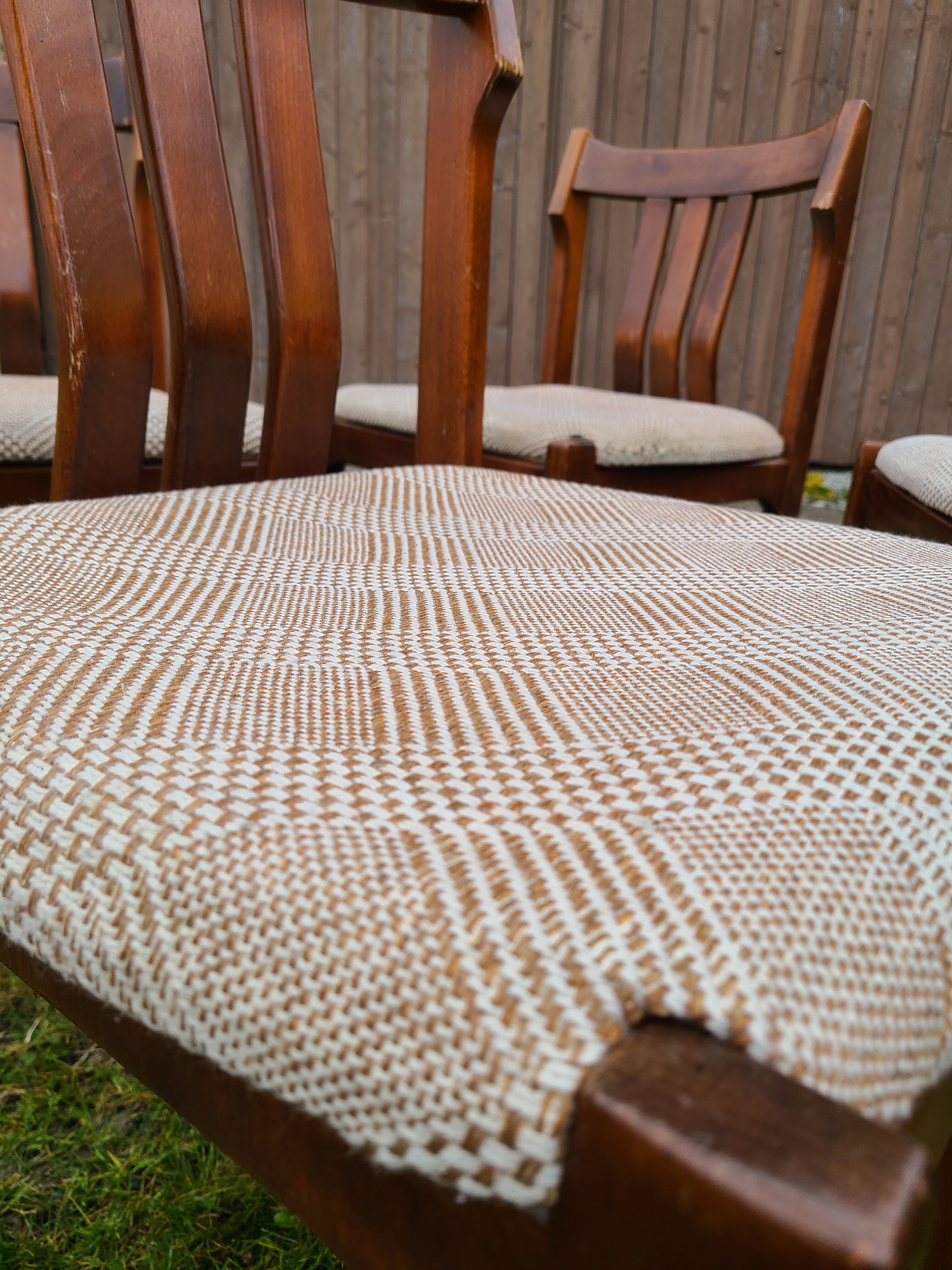 Set of 4 Scandinavian style chairs 1960