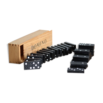 Wooden domino game