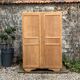 Parisian art deco wardrobe solid raw wood wardrobe