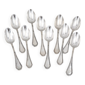 Share Ercuis Trianon 10 dessert spoons, silver-plated, 17.5 cm, e