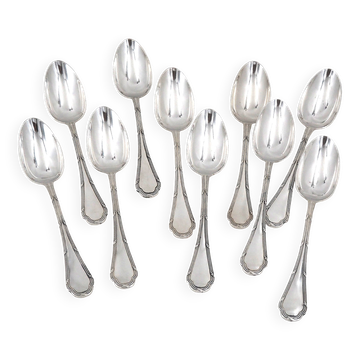 10 dessert spoons, silver-plated, 17.5 cm, Ercuis Trianon