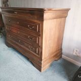 Louis Philippe chest of drawers in walnut