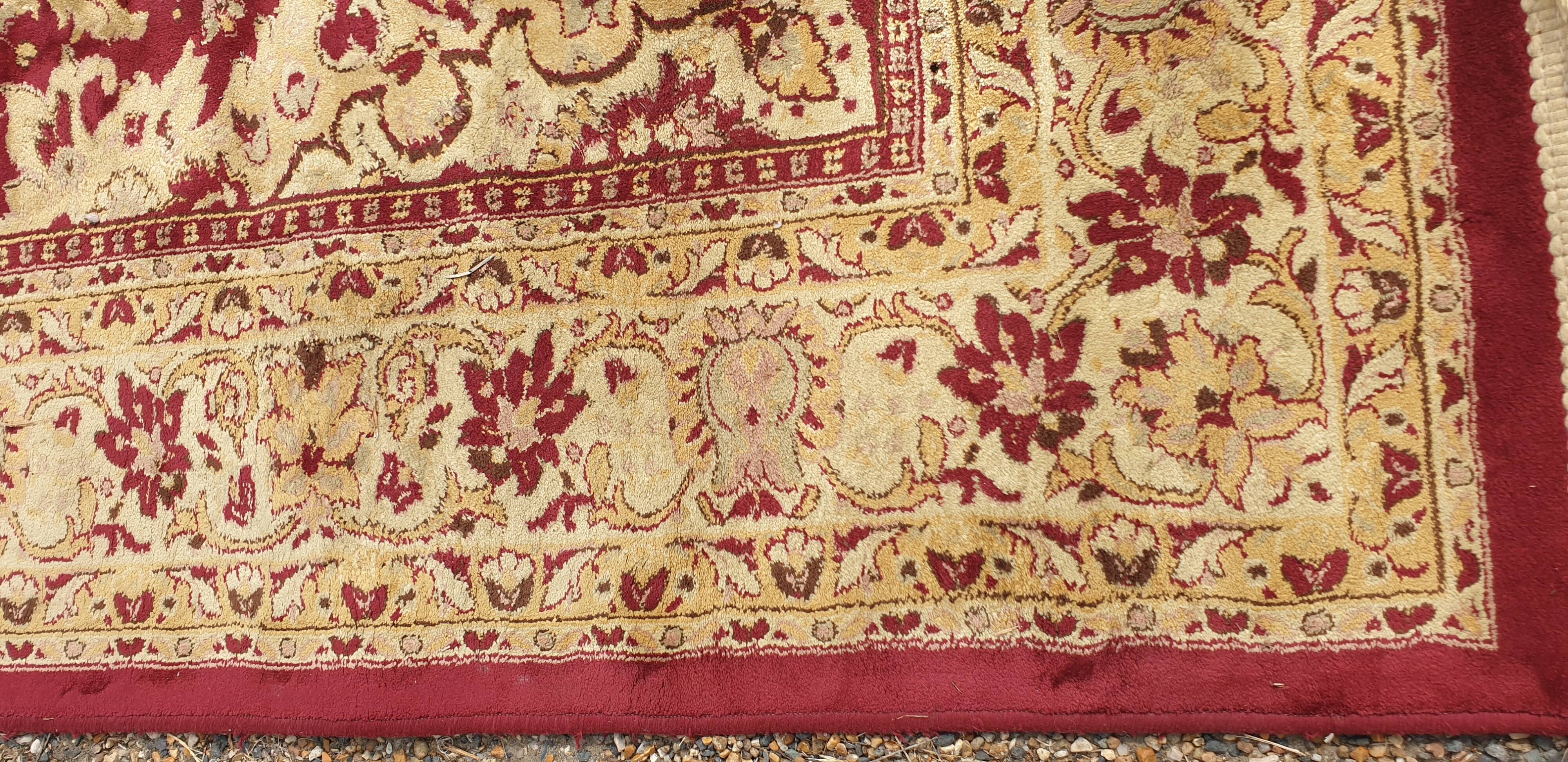 Oriental silk wool rug