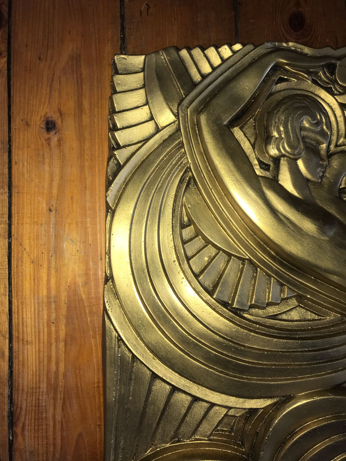 Rare bas relief art déco folies bergères