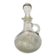 Bouteille d'huile en verre vintage