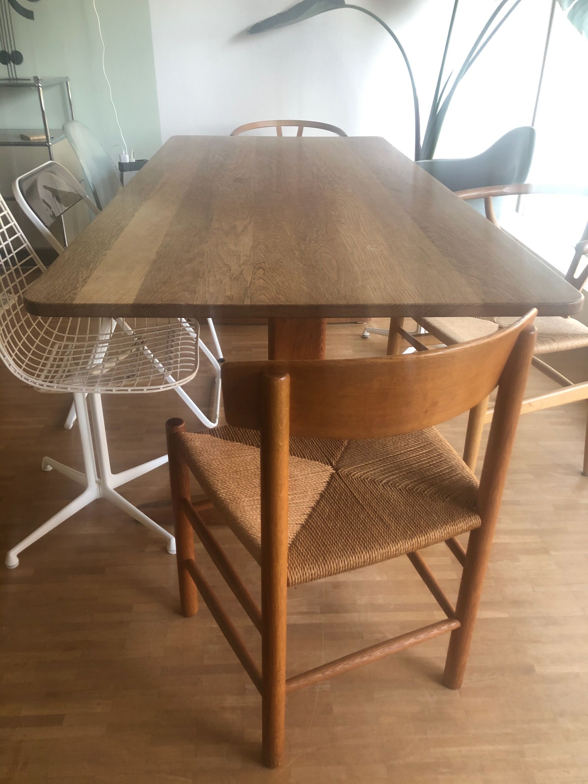 Børge mogensen, shaker dining table for c.m. madsen. denmark, circa 1960