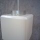 Square glass ceiling lamp