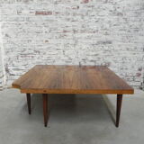 Vintage coffee table with opening on one corner