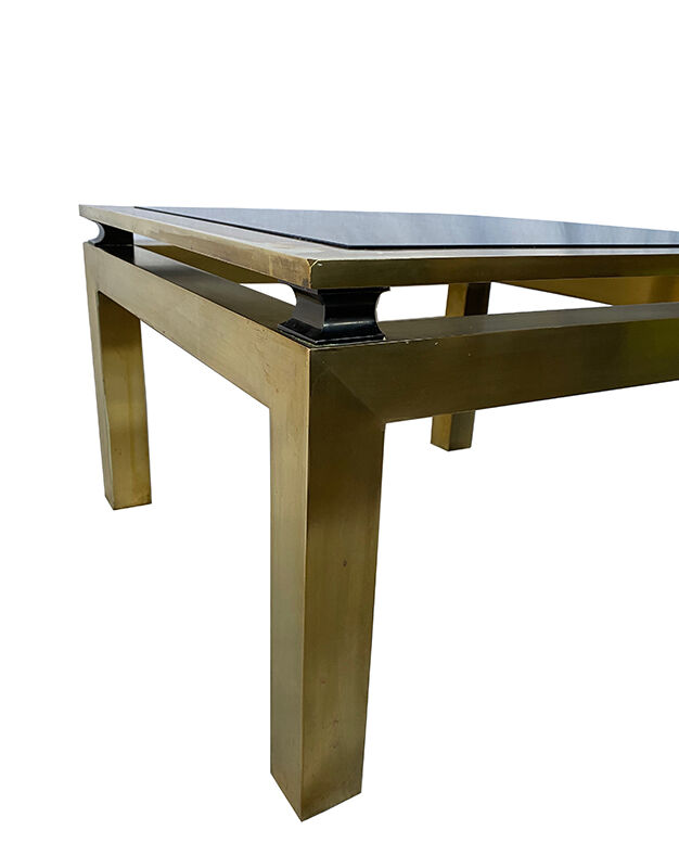Brass coffee table "Jansen"