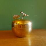 Apple-shaped brass tidy