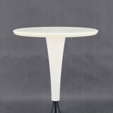 1990s Kartell Dr. Na Table in Cream White and Black by Philippe Starck, Italy