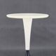 1990s Kartell Dr. Na Table in Cream White and Black by Philippe Starck, Italy