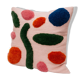 Love me & love me not handmade wool cushion cover 45 x 45 cm