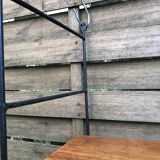 String shelf wood and metal 60s Sweden