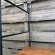 String shelf wood and metal 60s Sweden