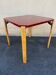 Table Bruno Rey en formica rouge pour Dietiker, 1970s