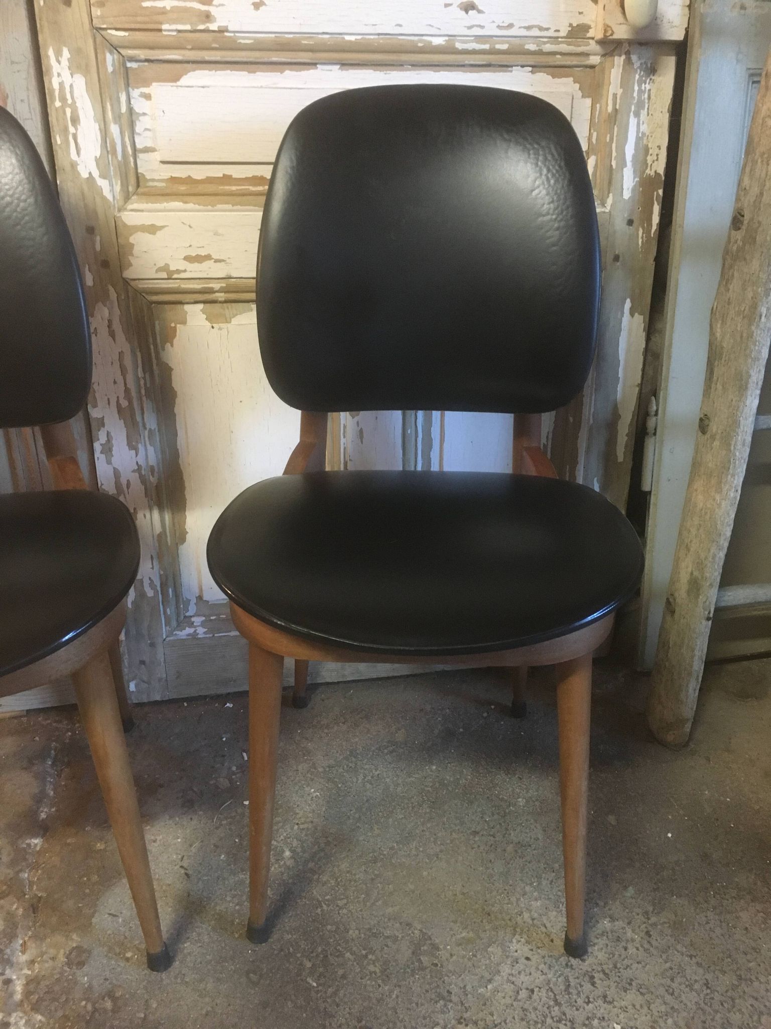 Paire de chaises Pegase par Baumann 1960