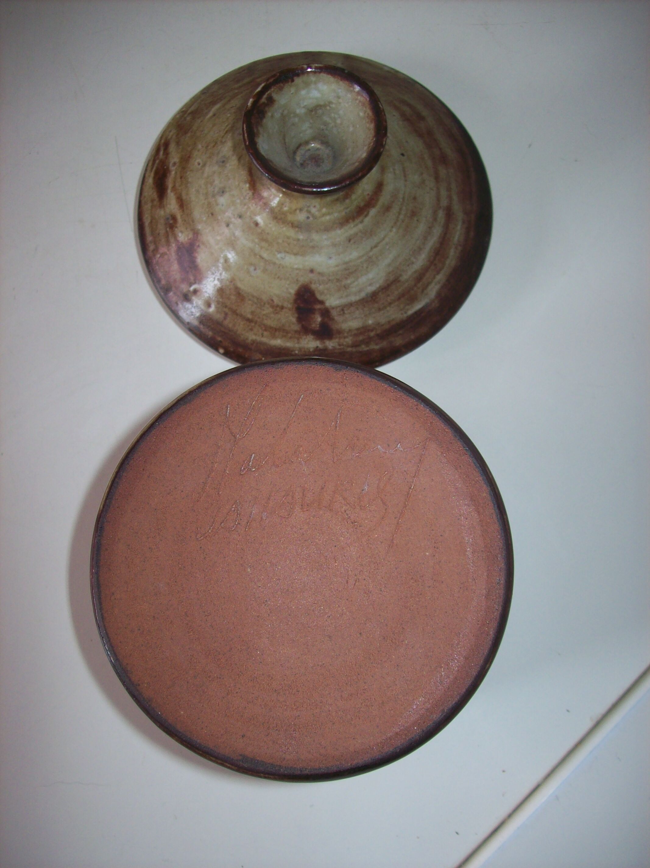 Sugar pot signed Jean-claude Malarmey