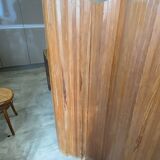 Baumann style wooden free-standing folding screen vintage 1950s