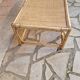 Vintage rattan coffee table