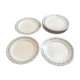 8 flat plates Terre de Fer Sarreguemines early 20th century