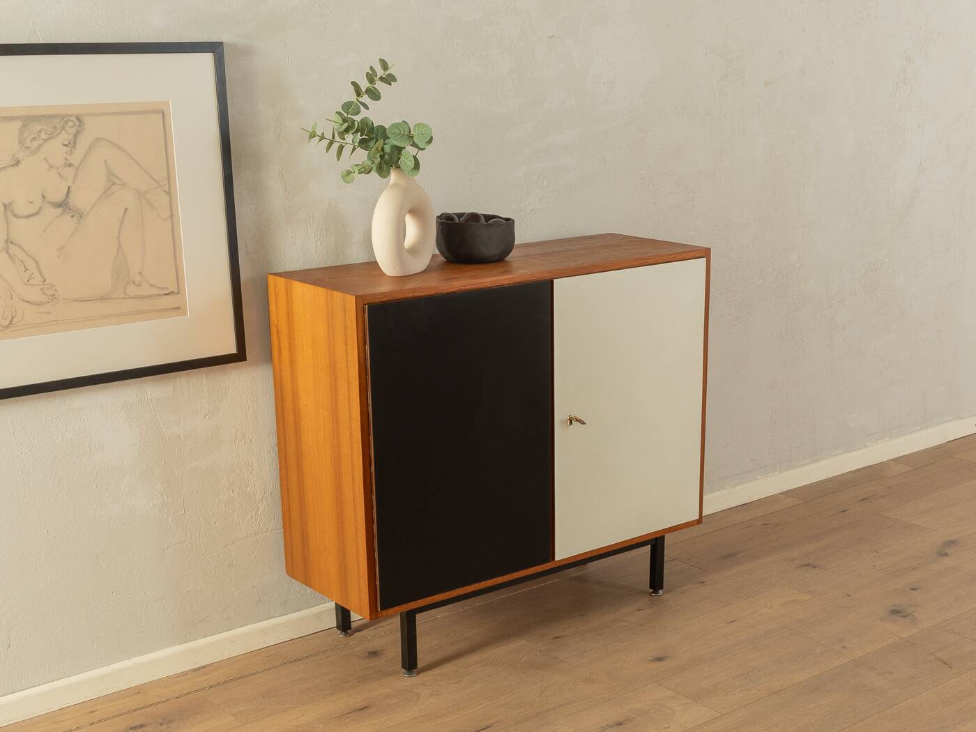 Black and White Dresser, Vintage 60s