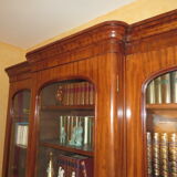 Mahogany English bookcase