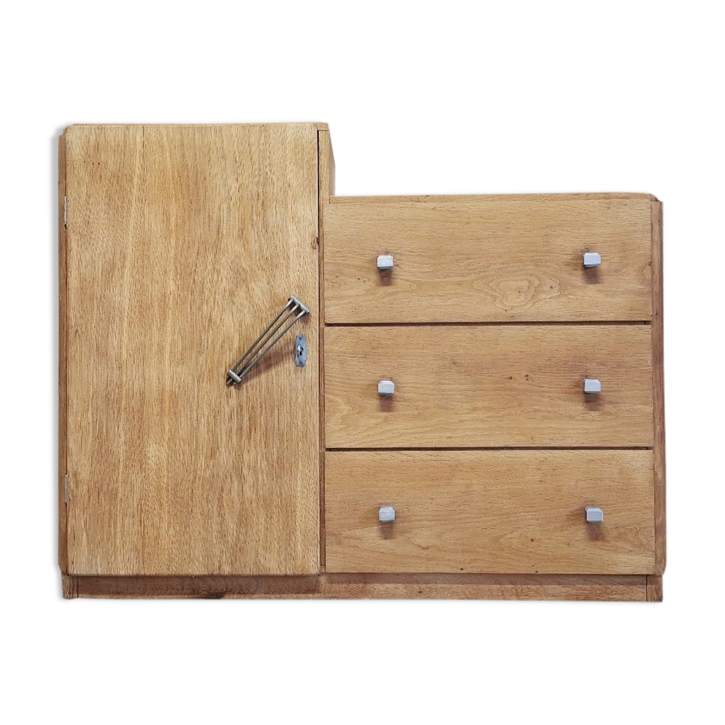 Asymmetrical art deco dresser