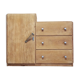 Asymmetrical art deco dresser