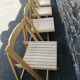 4 vintage folding chairs