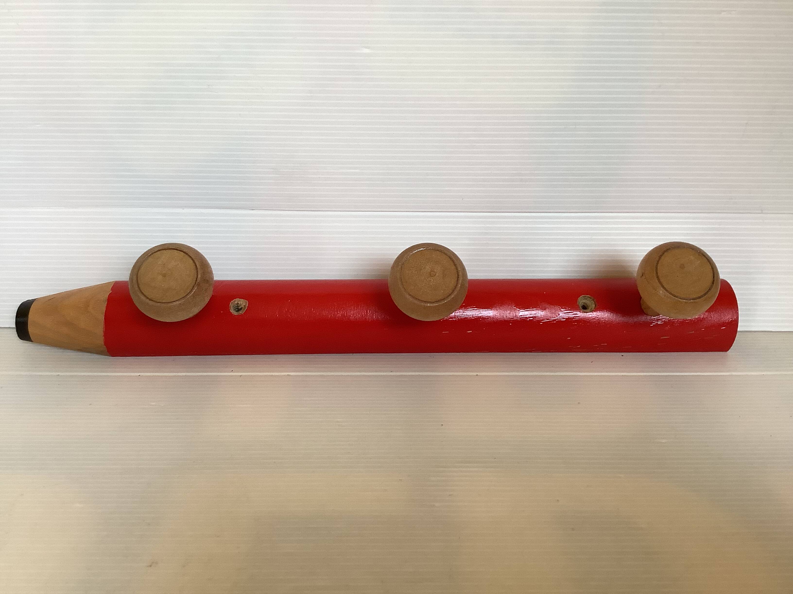 Pencil coat rack in Pierre Sala style